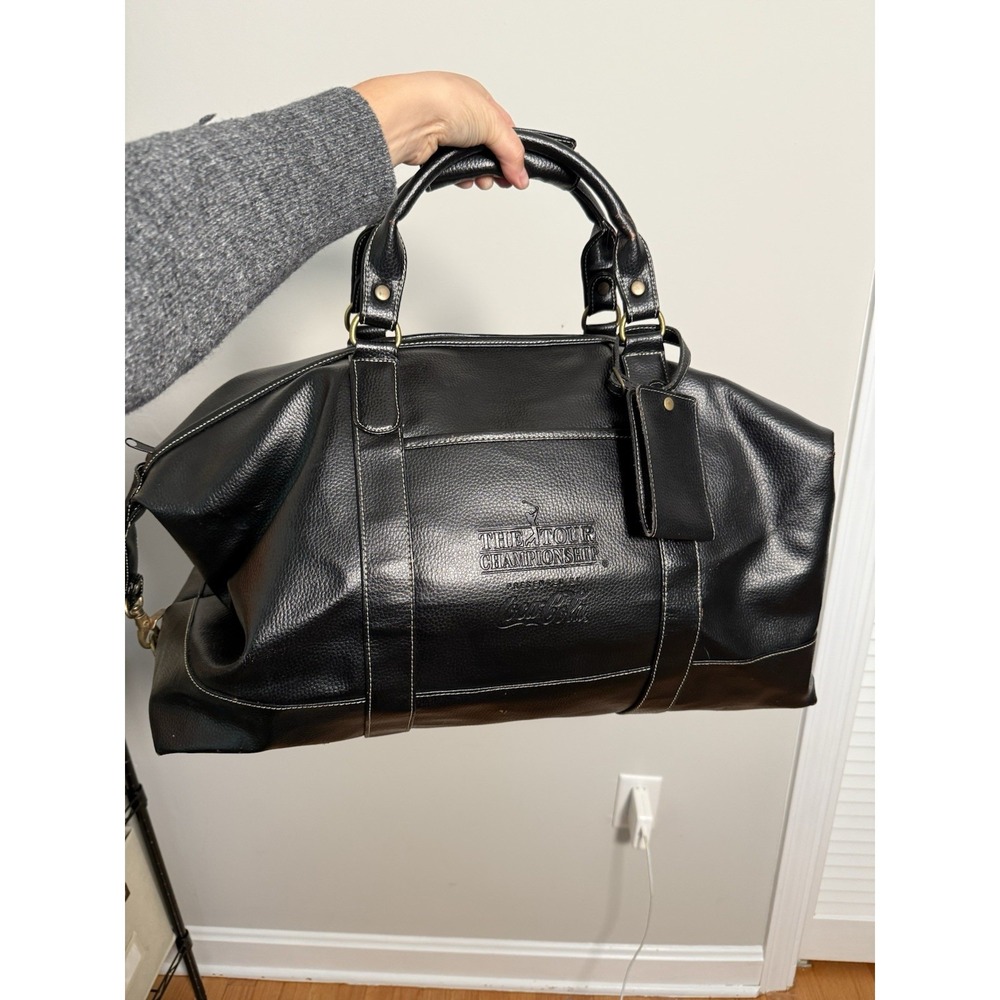 Barrington Leather Duffle‎ Tour Championship By Coca-Cola Black Golf Travel